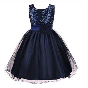 Acecharming Sequined toddler dress. 4T